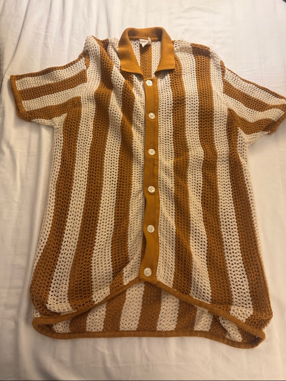 Dandy Del Mar Open Knit Sweater Cardigan